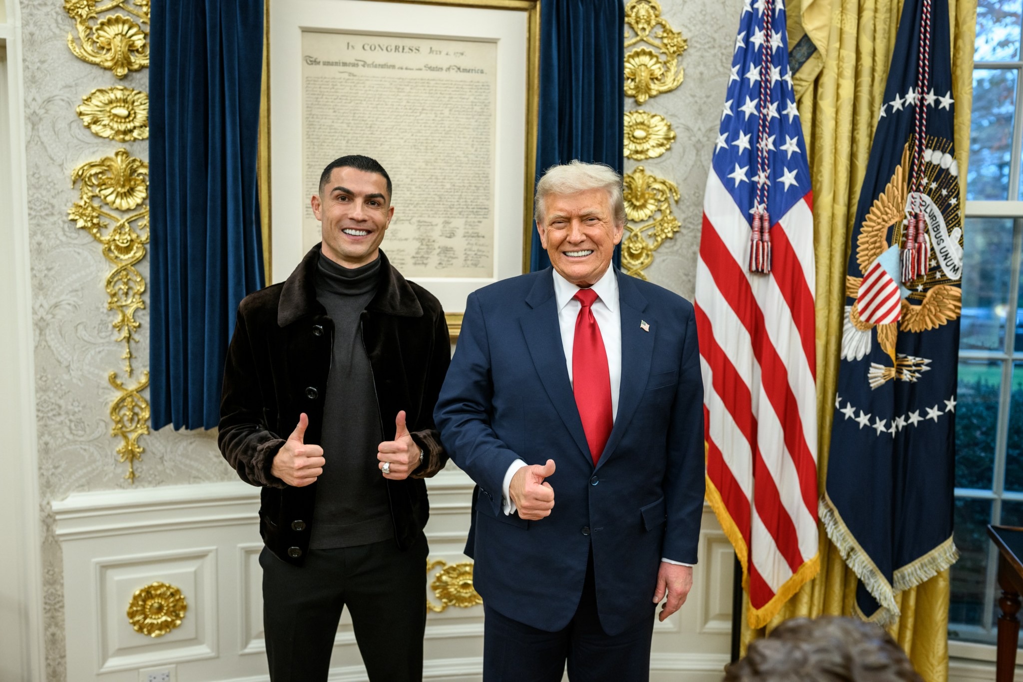 President Trump Cristiano Ronaldo